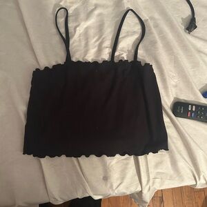 Black Women's Crop Top